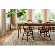Chris Loves Julia x Loloi Rosemarie Sage/Blush 3'-2 x 3'-2 Round Area Rug