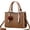 E, variant on Stylago Women Tote Bags with Plush Pendant Top Handle Crossbody Shoulder Bag Ladies Multiple Internal Pockets Shopping Handbag Pink