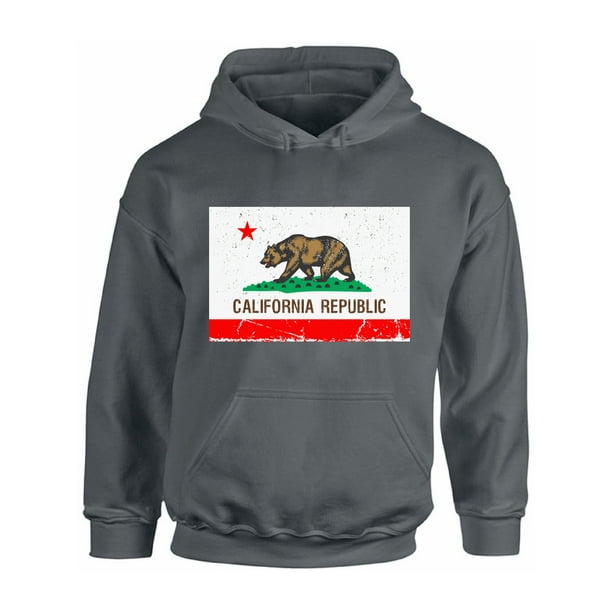 Awkward Styles - Awkward Styles California Republic Flag Hooded ...
