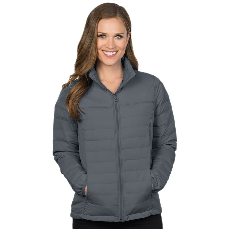 Tri-Mountain Lacey JL8260 Womens Nylon Jacket - Gray - 4X-Large