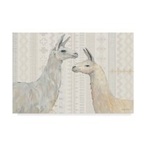 Trademark Fine Art 'Llama Land I' Canvas Art by Avery Tillmon