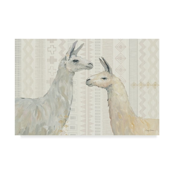 Trademark Fine Art 'Llama Land I' Canvas Art by Avery Tillmon