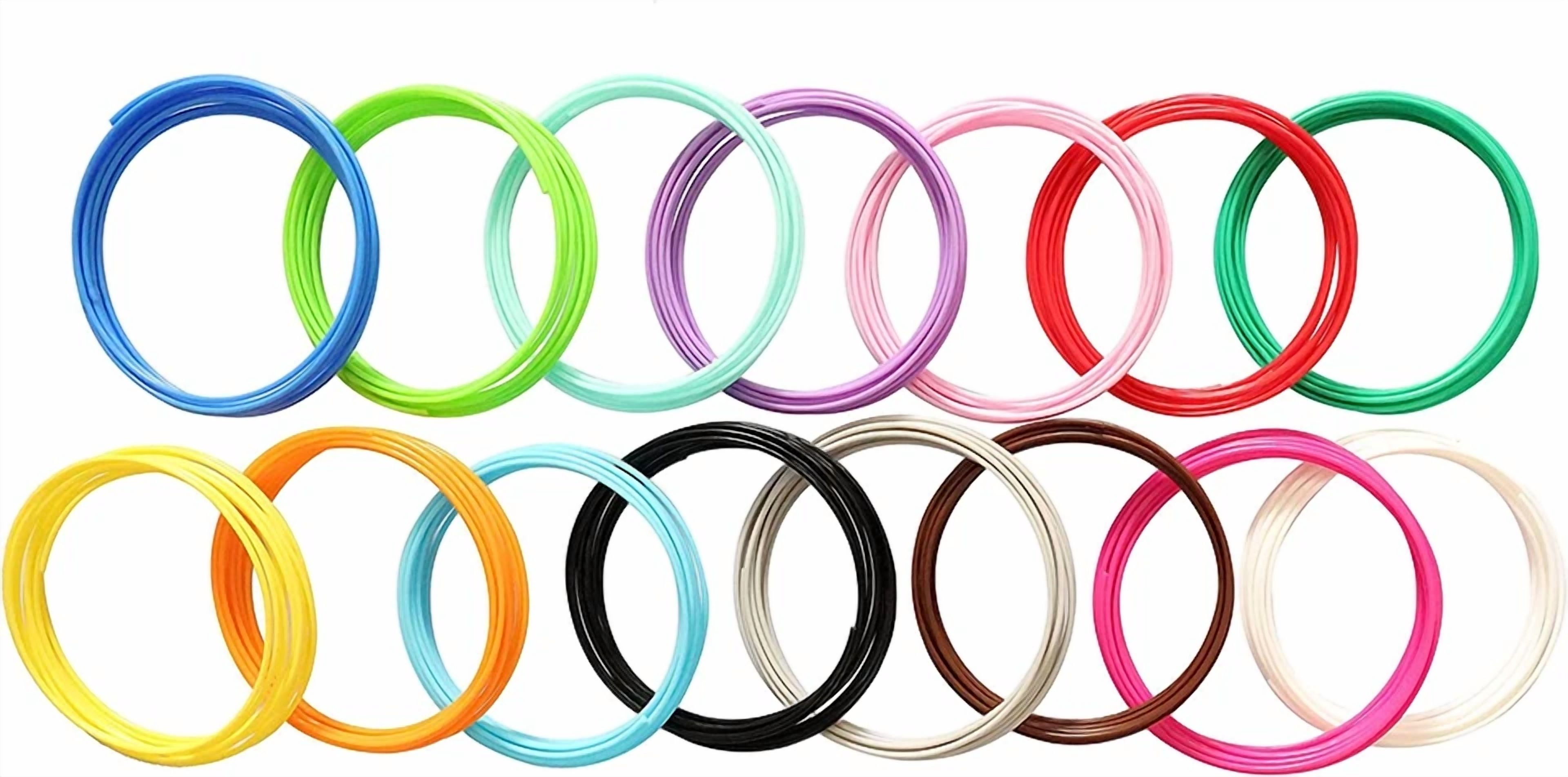 CRESTIN- 15 Bright Colors 1.75Mm 3D Pen Pla Filament Refill, Each Color 10Feet, Total 150