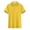Yellow, variant on Blmnix Fashion Tops for Women Yellow Short Sleeve Collared Button Solid Loose T-Shirts Casual Shirts
