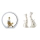 thumbnail image 1 of Estatua de niña,Estatuas de mujeres y niñas,figuritas decorativas elegantes,Escultura de arte abstracto,regalo creativo y moderno para el hogar.,Figura de gato,Esculturas de pareja de gatos, 1 of 8