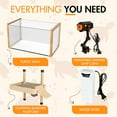 thumbnail image 2 of Turtle Aquarium Kit - New 2024 - Aquatic Turtle Tank with Filter and Light + Turtle Basking Platform, Small Turtle Tank for Baby & Juvenile Turtle, Perfect Turtle Starter Kit for Kids, 2 of 7
