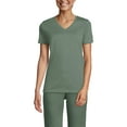 thumbnail image 3 of Lands' End Women's Relaxed Supima Cotton T-Shirt, 3 of 3
