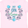 thumbnail image 4 of Inktastic My Opa Loves Me with Flowers and Hearts Boys or Girls Toddler T-Shirt, 4 of 5