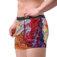 thumbnail image 2 of Yiaed Trio Of Dripping Cones Print Men's Soft Cotton Boxer Shorts Breathable Boxers Underwear Moisture-Wicking Underwear Stretch Boxer Briefs for Man-X-Large, 2 of 5