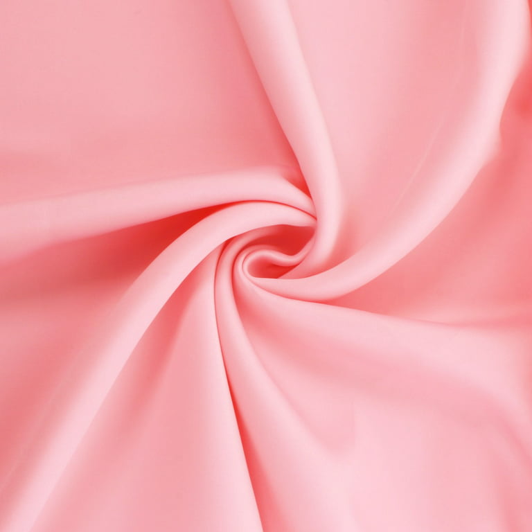 Hairbow Center Solid Scuba Fabric Light Pink 1 Yard, Size: 1yd