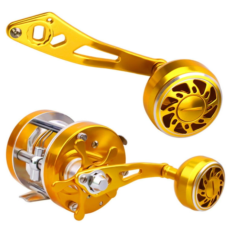 Metal Fishing Reel Handle Ball Knob Rocker Arm Fishing Reel Power