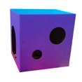 thumbnail image 2 of GROWTH TANK Cardboard Cat House, Cat Scratching Board, Sanding Claw, Double Layer Corrugated Violet, 2 of 9