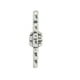 thumbnail image 4 of 6x50x Plata Tibetana Margarita Filigrana Diamante Patrón Conector Joyería DIY Sunnimix Conector de joyería de aleación, 4 of 6