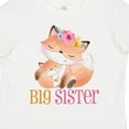 thumbnail image 4 of Inktastic Floral Fox Big Sister Girls Toddler T-Shirt, 4 of 5