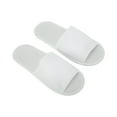 thumbnail image 2 of Unique Bargains 1Pair Disposable Slippers Foldable Open Toe Anti-slip Hotel Slippers White, 2 of 5