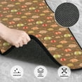thumbnail image 3 of Balery Armadillo Floral 1 Juego de 4 Alfombrillas para Auto, Revestimientos de Caucho Resistente, Diseño Antideslizante, 3 of 7