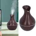 thumbnail image 3 of Usb Humidifier, Mini Humidifier 130ML Low Noise Usb Powered Mini  for Office Hotel for Home Bedroom Deep Wood Grain, 3 of 8