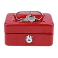 thumbnail image 2 of del dinero de caja de de caja de almacenamiento segura del mini portátil para del Interior rojo Sunnimix Caja de metal contenedor, 2 of 8