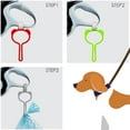 thumbnail image 4 of Soporte Para Bolsa De Caca De Perro, 3 Uds., Para Correa, Dispensadores De Bolsa De Caca De Perro, Sujetadores De Gancho Y Lazo, Accesorio, Bolsa De Basura Ajustable Methold PT002225-00, 4 of 6