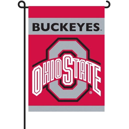 Collegiate Garden Flags NCAA Ohio State Buckeyes 2-Sided Garden Flag, Officially licensed NCAA Collegiate product. By BSI ()