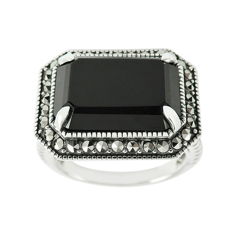 Octagonal Marcasite Ring Octagonal Marcasite Ring
