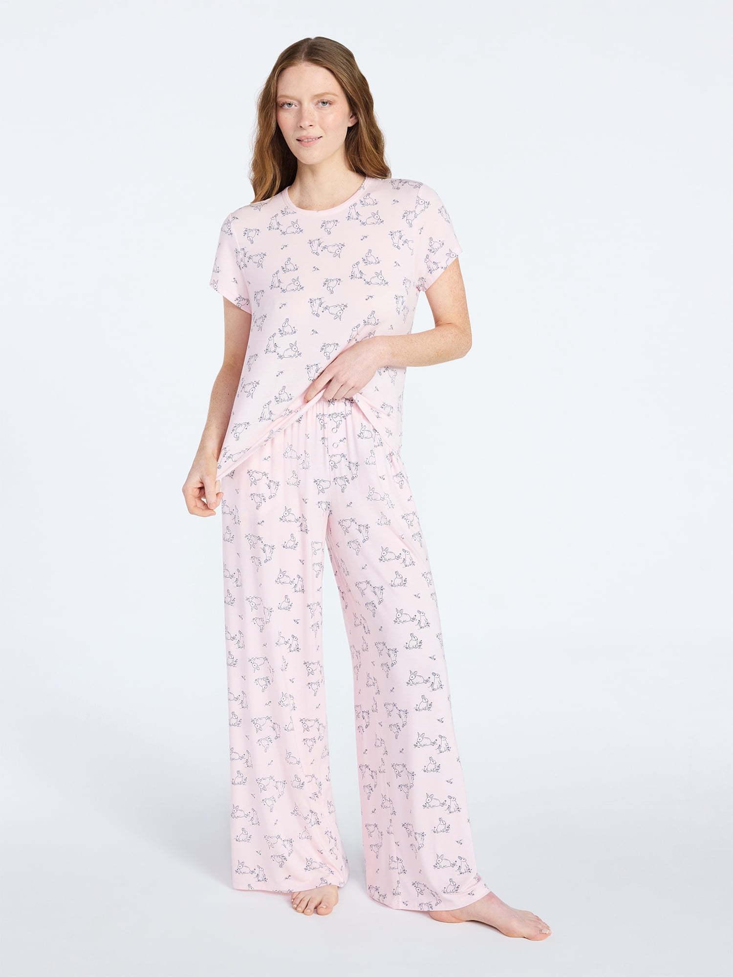 Joyspun Women’s Sleepwear Modal Pajama Long Pants, 30'' Inseam, Sizes S-3X
