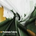 thumbnail image 2 of Olive Green Shower Curtains for Chic Modern Abstract Bathroom Decor, Graffiti Vintage Fabric Cloth Shower Curtain, Brush Strokes Oil Painting Style, 72 x 72, 2 of 6