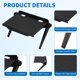 thumbnail image 3 of Estante Superior para TV, Estante para Monitor de TV, 7.1" x 4.3" Estantes de Pantalla de Plástico Ajustables, Soporte Universal con Agujero para Caja de Medios, Consola de Juegos, Router, Negro, 3 of 6