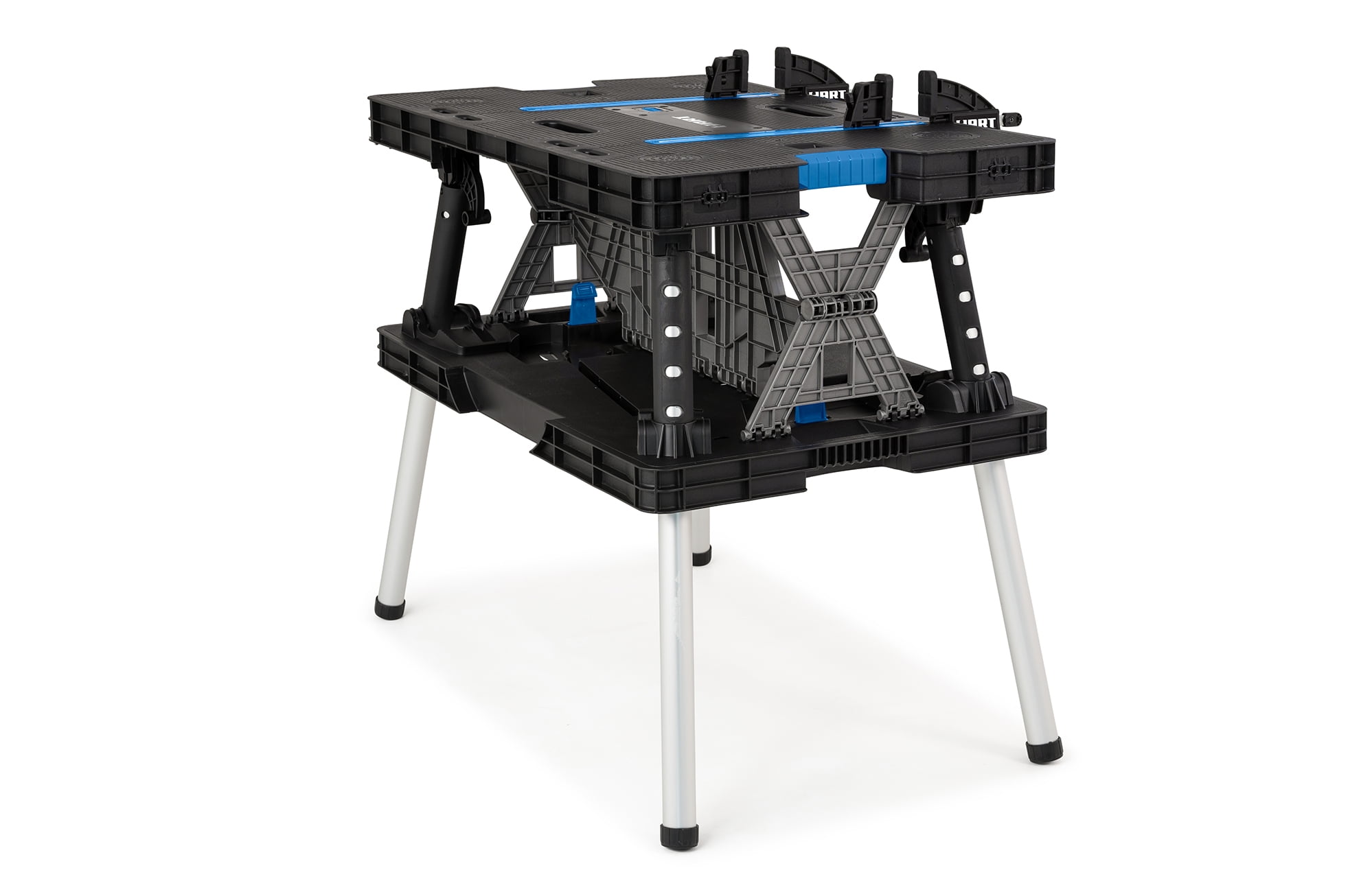HART Folding Worktable with Non-Extendable Legs, Collapsible Resin Work