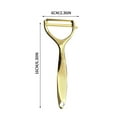 thumbnail image 5 of Stainless Steel Vegetable Peeler, Y Peeler Fruit and Vegetable Peeler for Kitchen, Multifunctional Potato Peeler with Comfort Ergonomic Handle, Includes 1 Peeling Knife (6x16cm), 5 of 5
