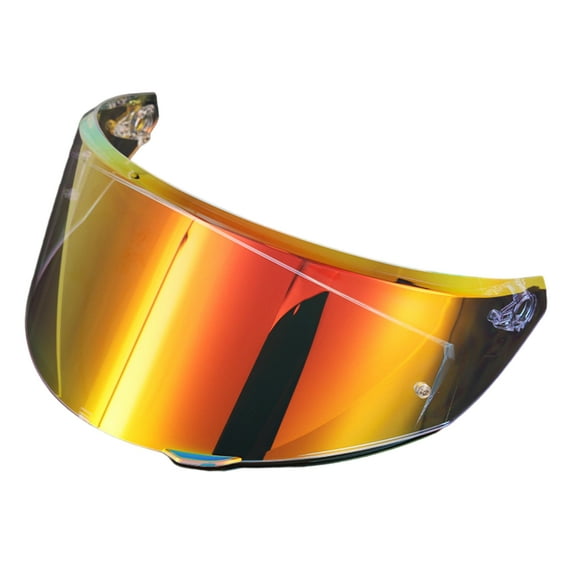 Shatterproof Motorcycle Helmets Face Shield Electroplated Coating Strong PC Motorcycle Visors Shield for K3 E2206