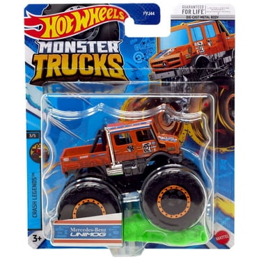 Hot Wheels Crash Legends Mercedes-Benz Unimog Diecast Car