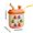 Orange, variant on KOYPTL Palm Mini Press Baby Early Education Finger Press Decompression Toys with Music and Lifesome Sound,Suitable for Boys Girls Christmas Birthday Gifts