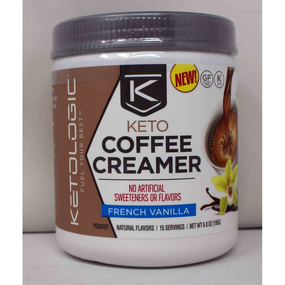 Keto Logic Keto Coffee Creamer French Vanilla 6.8 Ounce