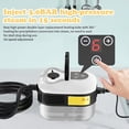 thumbnail image 3 of Limpiador de Vapor Portátil 1.2L, 600W+ con Temperatura Máx 130°C, Enchufe Estadounidense, Incluye Boquilla, Cepillo Rodante y Trapo, Ideal para Hogar, Coche, Sofá y Limpieza Profunda, 3 of 6