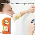 thumbnail image 3 of 2 in 1 Mini Level Tool 2 Bubble Spirit Leveler Metal Chain Hook (Orange), 3 of 14