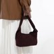 thumbnail image 5 of Bolso Bolsos Hobo Hombro Gamuza Sintética para Mujer Compras (Vino) Rojo, 5 of 9