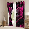 thumbnail image 3 of Feelyou Love Heart Black Out Curtains, Valentines Day Curtains Pack of 2 (42x63 Each), 3 of 6