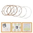 thumbnail image 1 of Phenofice 6Pcs Phosphor Bronze Acoustic Guitar Strings Replacement for Bass Folk Guitar Assorted Color, 1 of 8