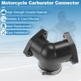 thumbnail image 4 of Aislante de unión de admisión de carburador Unique Bargains para Kawasaki Vulcan 1500 VN1500E Classic 1998-2004 Conector de carburador de motocicleta de goma negra 1 Pcs, 4 of 6