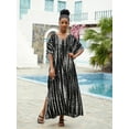 thumbnail image 5 of CFCSRP Women Kaftan Dresses Plus Size Moo Moo for WomenCover ups Summer Dress Maxi Long Caftan Swimsuit Bathing Suit Cover Up, 5 of 7