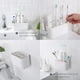thumbnail image 4 of Portacepillos de dientes con orificios de drenaje, fácil instalación que facilita la instalación y deja el baño ordenado, 4 of 5