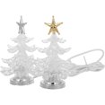 thumbnail image 5 of 2 luces nocturnas USB RGB intermitentes con forma de árbol brillante, lámpara de mesa LED, lámpara de noche decorativa para decoración del hogar, como se muestra, 5 of 5