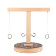 thumbnail image 1 of Juego de anzuelos para lanzar anillos HUOGUO, hecho a mano, de madera, para bares y casas, 1 of 3
