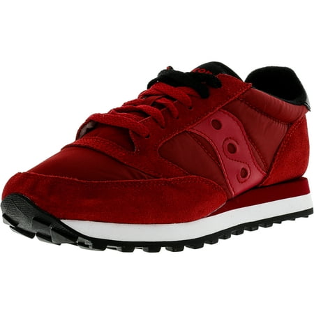 Saucony Men's Jazz Original Red / Black Ankle-High Leather Running Shoe - 7.5M