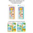 thumbnail image 4 of Baby Cell Phone Toy, Toddler Play Phone With 18 Buttons 6 Modes, Multifunction Early Education Simulation Phone, Multi Sound Effects Toys For 1 Year Old Babies, USB Charging, 4 of 8