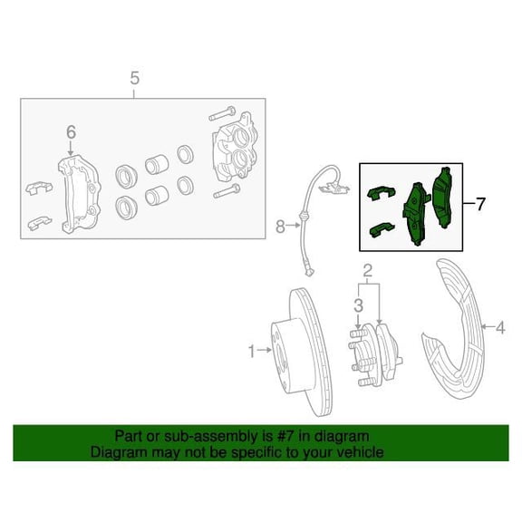 GM 89047725 Brake Pads