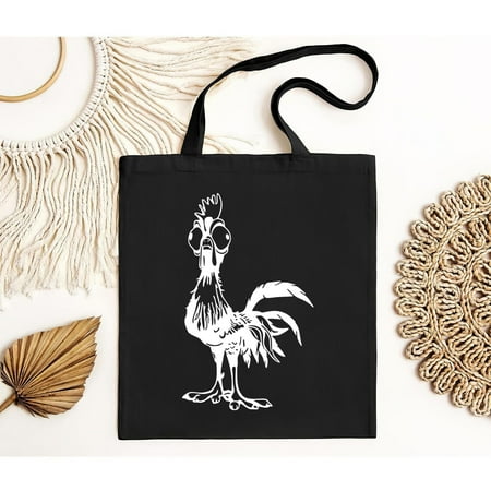 vintage HeiHei Chicken Tote Bag - Funny Moana Humor Movie Novelty Non Veg T Bag-TH22130