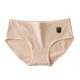 thumbnail image 2 of Qarigey Calzoncillos de algodón elástico para mujer Bragas transpirables con cintura elástica para niña Ropa interior color de piel SG, 2 of 6