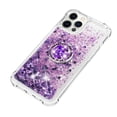 thumbnail image 4 of Funda para iPhone 12 PRO MAX con Brillo Líquido Flotante, Purpurina, Parachoques y Anillo Giratorio Soporte, 4 of 5